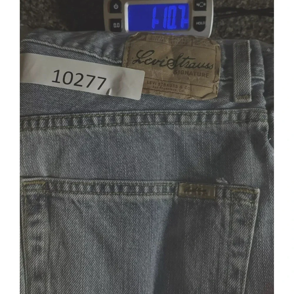 Vintage Signature Levi Strauss Loose Fit Denim Jeans Men 34x30 Skater Streetwear